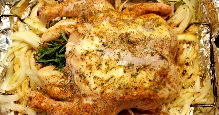 Roasted Herb and Lemon Chicken with Fennel