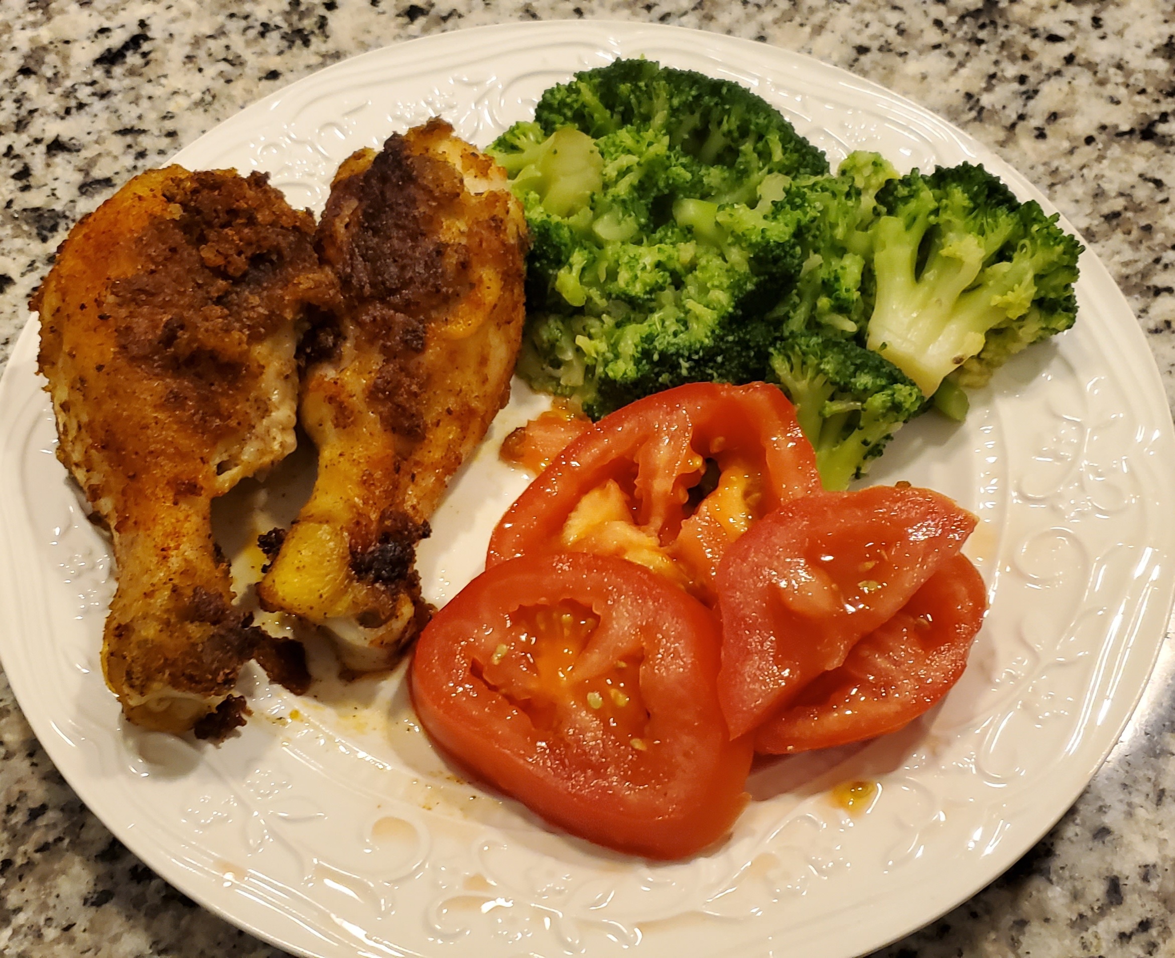 Keto Oven  Baked Chicken Legs