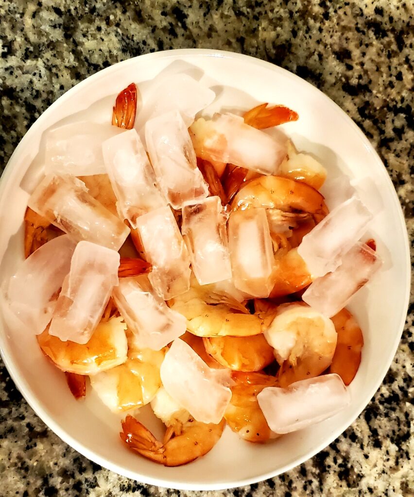 Boiled shrimp 